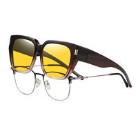 Gradient Brown Frame Night Vision Lens