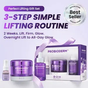 BIOHEAL BOH Probioderm 3D Lifting Skincare Set | Korean Night Cream, Serum & Face Mist for Lifting & Firming | Perfect Anti-Aging Routine for Dry, Dull, Saggy Skin | Mother’s Day Gift