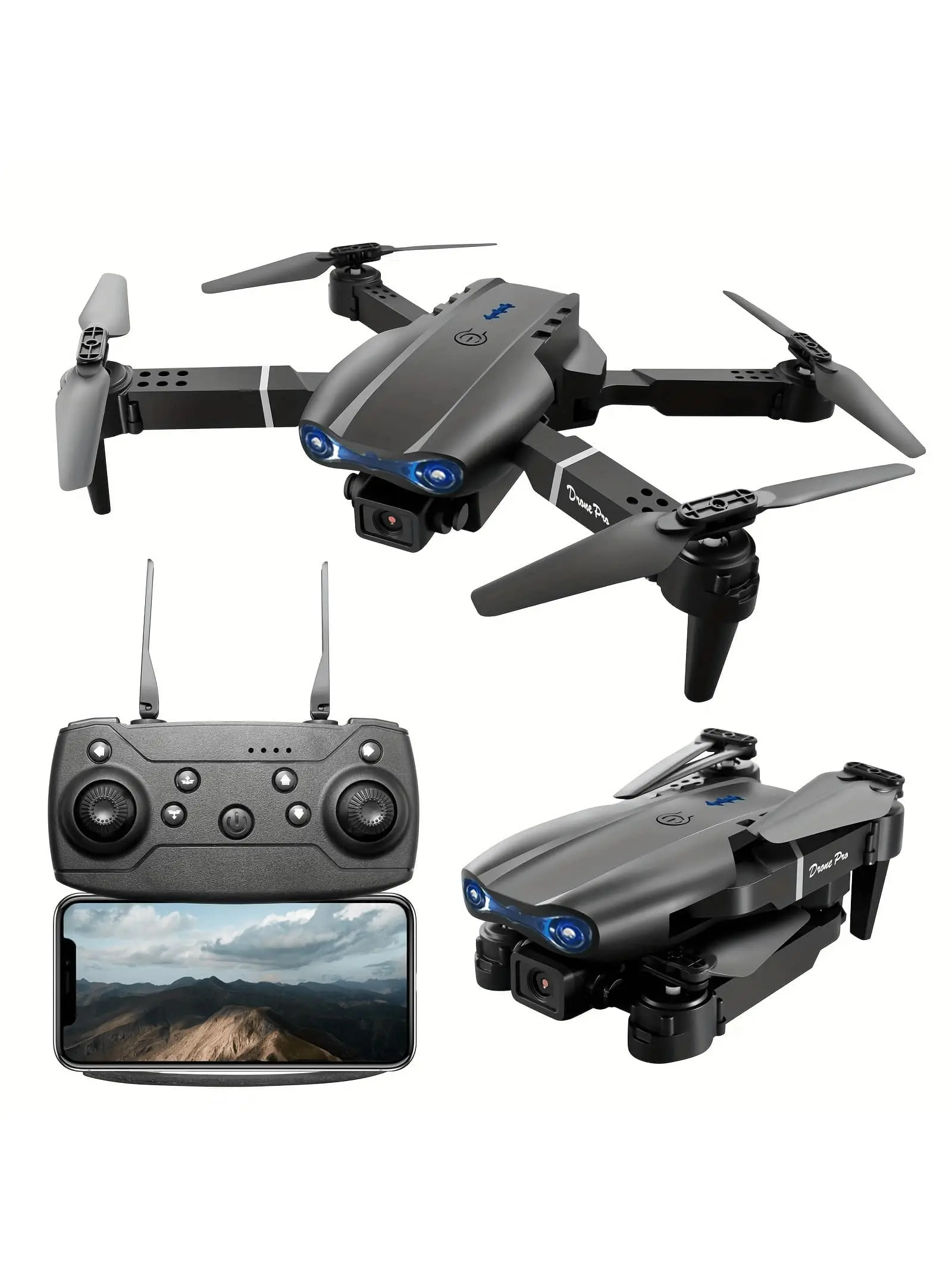 Drone with Camera 1080P HD, Mini Drone for Beginners, RC Quadcopter with One Key Take Off, Altitude Hold, 3D Flip, Toy Gift for Kids