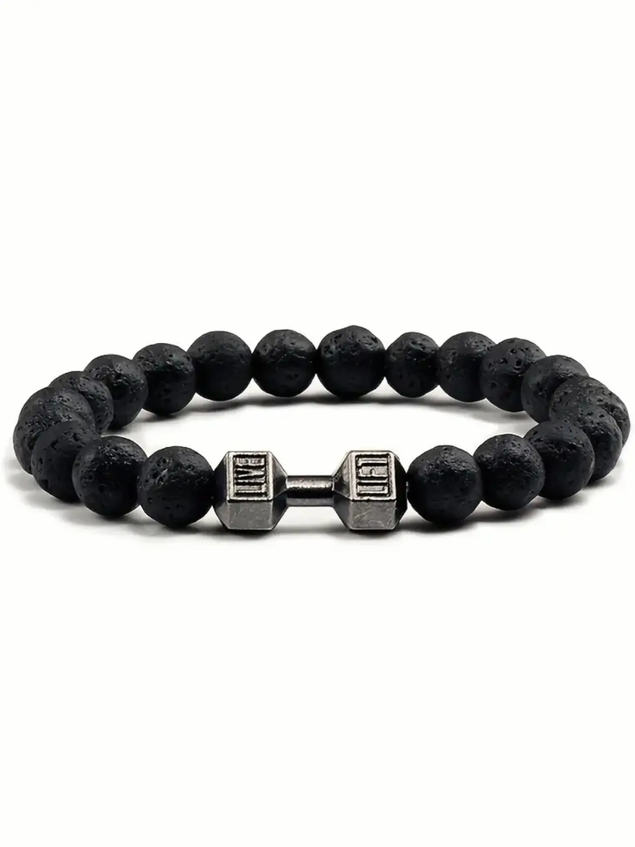 Dumbbell beed bracelett