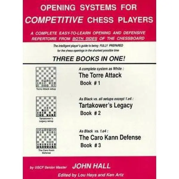 USED-Opening Systems for Competitive Chess Players by John Hall (Paperback)