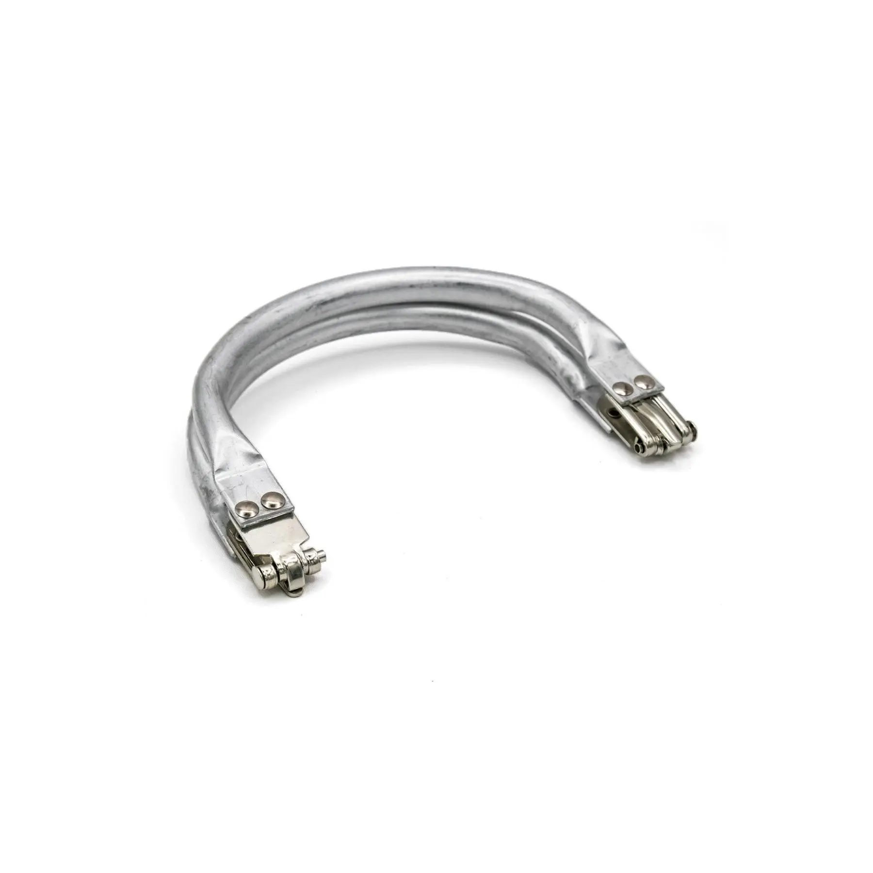 Elegant Matte Silver Handbag Handle – 13 × 9 cm, 1 Piece or 12 Pack