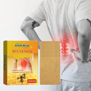Relief Patches for Back Pain Foot Joint Ankle Muscles Body Care 12 Pieces Therapeutic Treatment knee patch thermal natural Therapy Healthcare kneepain jointpain artritis Solution Alternative heating pad