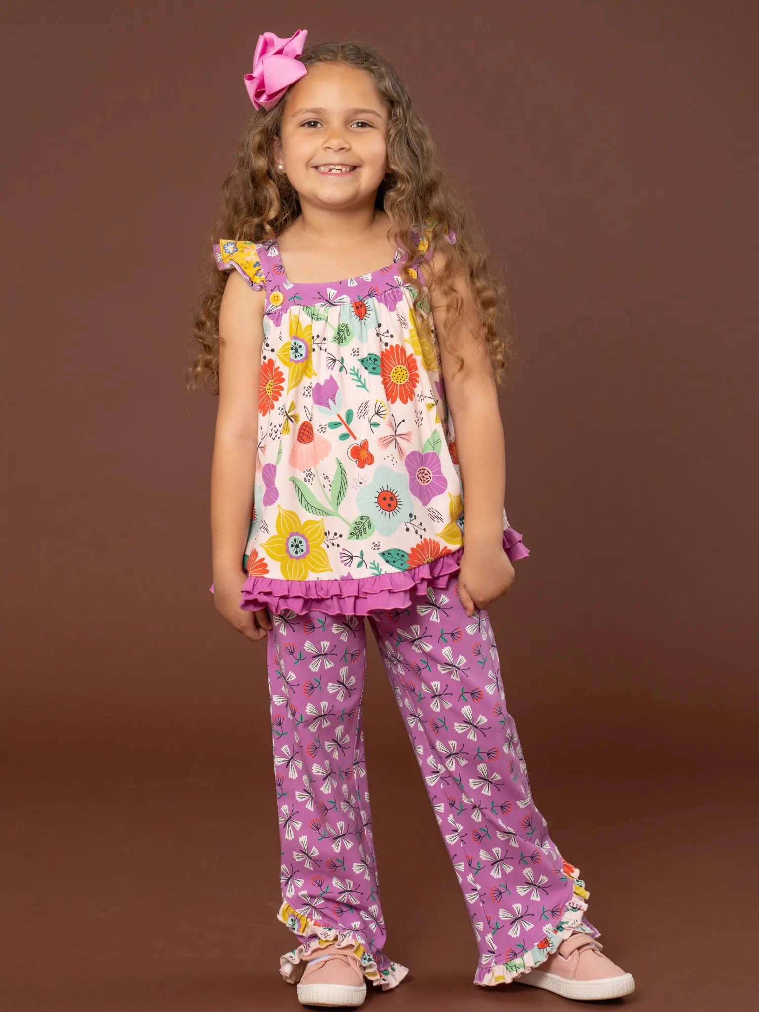 Butterfly Blooms Bell Bottom Outfit