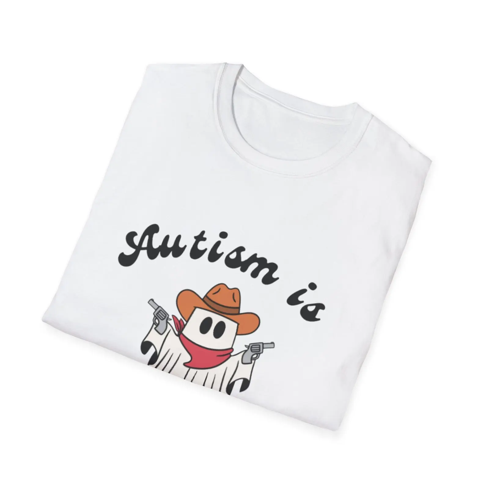 Unisex Autism Awareness T-Shirt, Humor Tee, Gift for Special Needs Parents, Halloween Costume, Support Autism