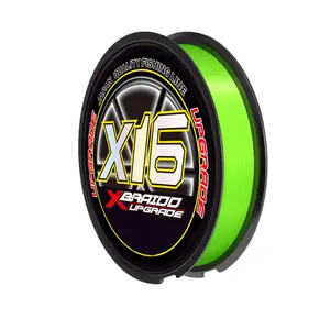 100M 16 Strand Braided PE Fishing Line, Wear-Resistant, Multi-Color Multi-Strength, Saltwater Freshwater Universal