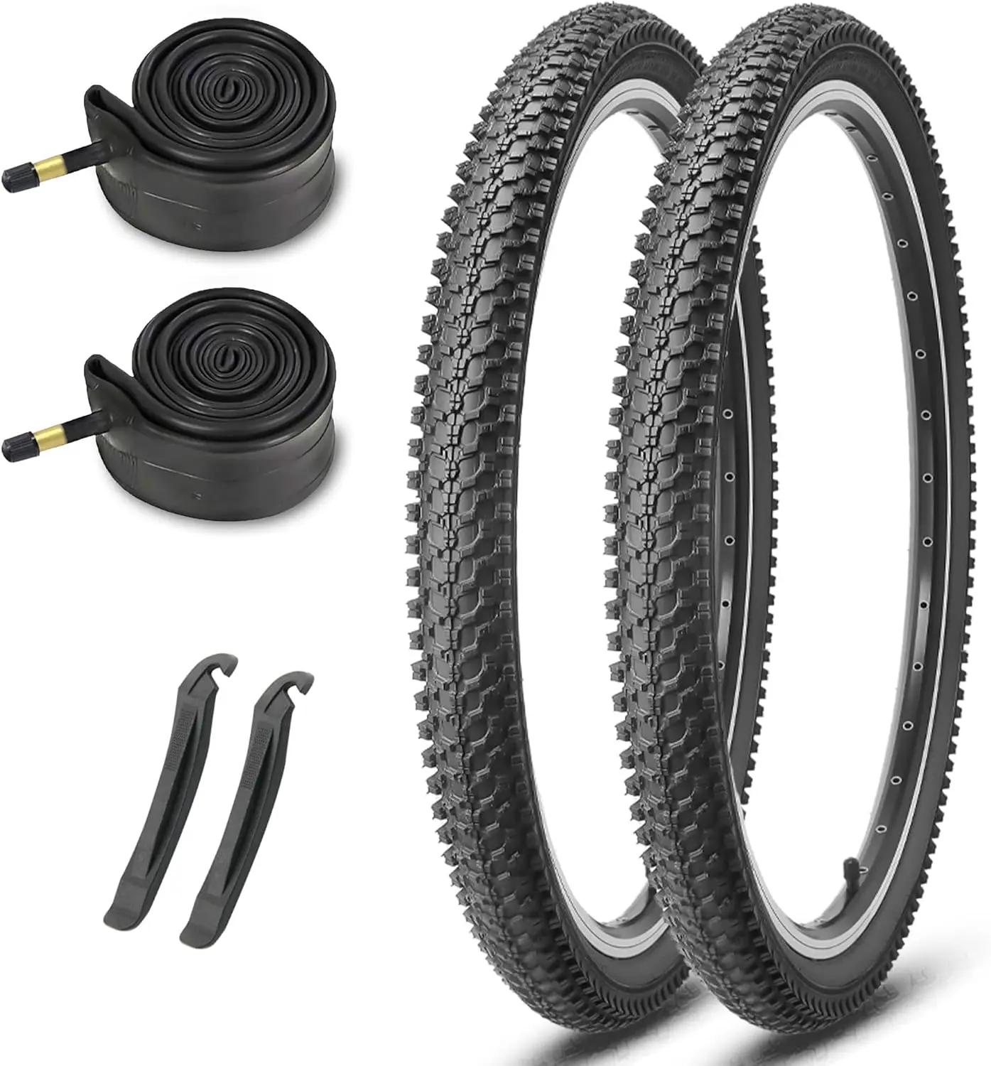 MOHEGIA Foldable Mountain Bike Tire - 20/24/26/27.5 in, Durable Rubber with Foldable Carbon Steel Beads, Aggressive Tread for Jungle Riders & City Streets All-Terrain Adventures, Cycling Part