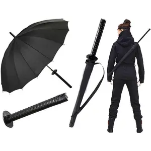 Umbrella Windproof Semi-Umbrella,The Best gift (16 Bone)