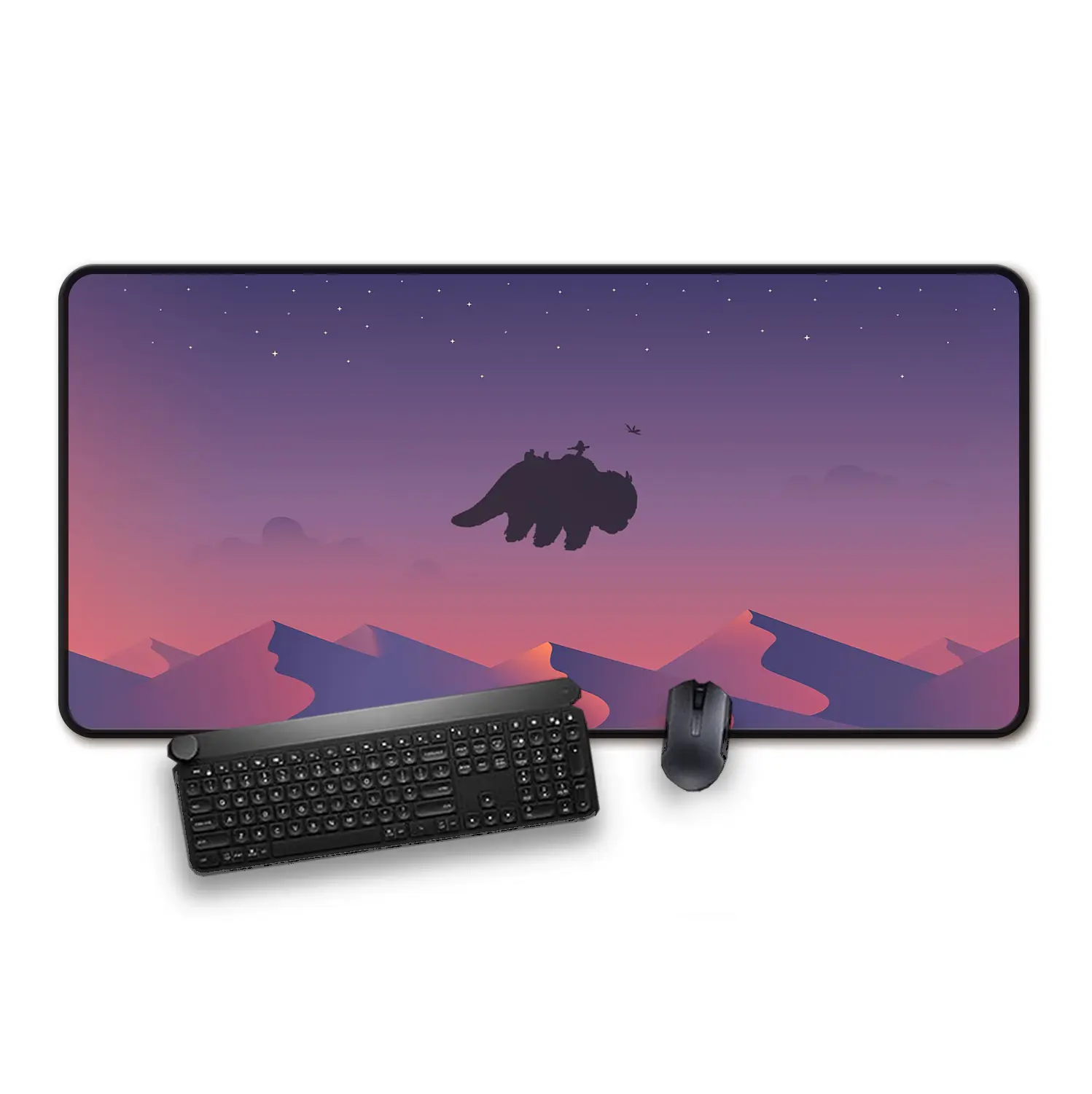 Anime Creature Mousepad - Medium, Large and Extra Large Sizes - Anti-Slip Rubber Base Gaming Airbender Desk Pad