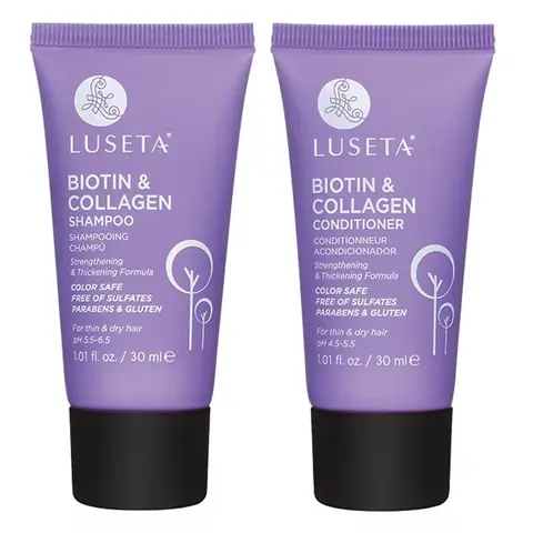 Luseta Shampoo and Conditioner Set Travel Kit for Women and Men 2 x 1.01oz-Multiple Scents