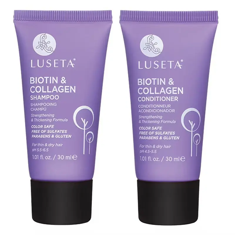 Luseta Shampoo and Conditioner Set Travel Kit for Women and Men 2 x 1.01oz-Multiple Scents