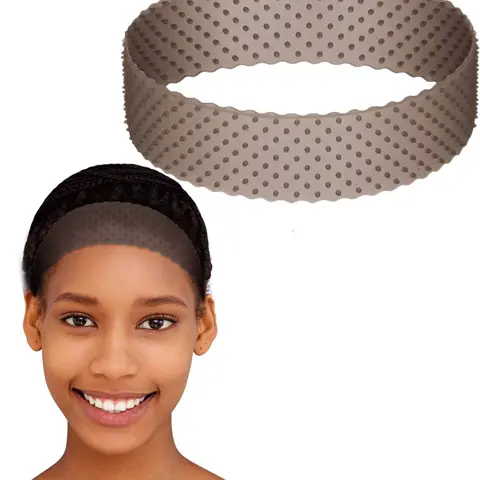 Adjustable Silicone Wig Band, Non-slip Wig Grip Band for Daily Use, Adjustable Comfort Elastic Headband Wig Band  for Women Men, Zigzag Headband, Headbands for Wigs, Headbands Women