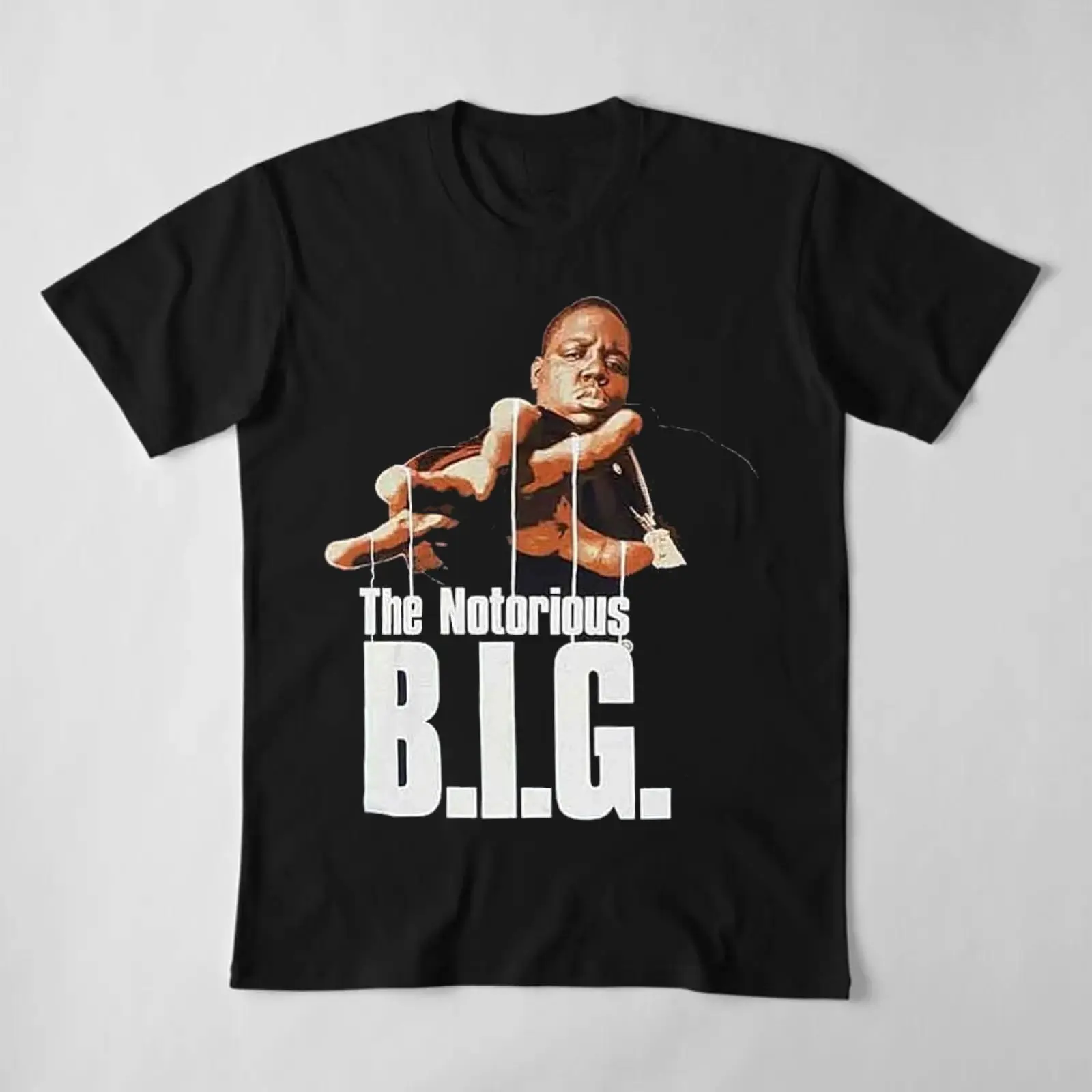 The Notorious B.I.G. Big Hands Vintage Graphic Rap T-Shirt
