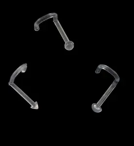 Clear Nose Ring Retainer