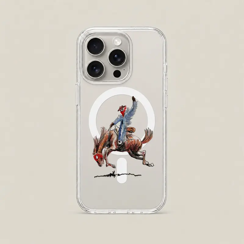 This new magnetic clear case, designed specifically for iPhone, features an innovative "Cowboy Spider-Man" design while providing effective drop protection and reliable security. —WBCX