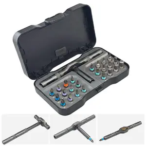 24-in-1 DIY Precision Screwdriver Set, Magnetic Interchangeable Bits, Compact Portable Repair Tool Kit for Home Use