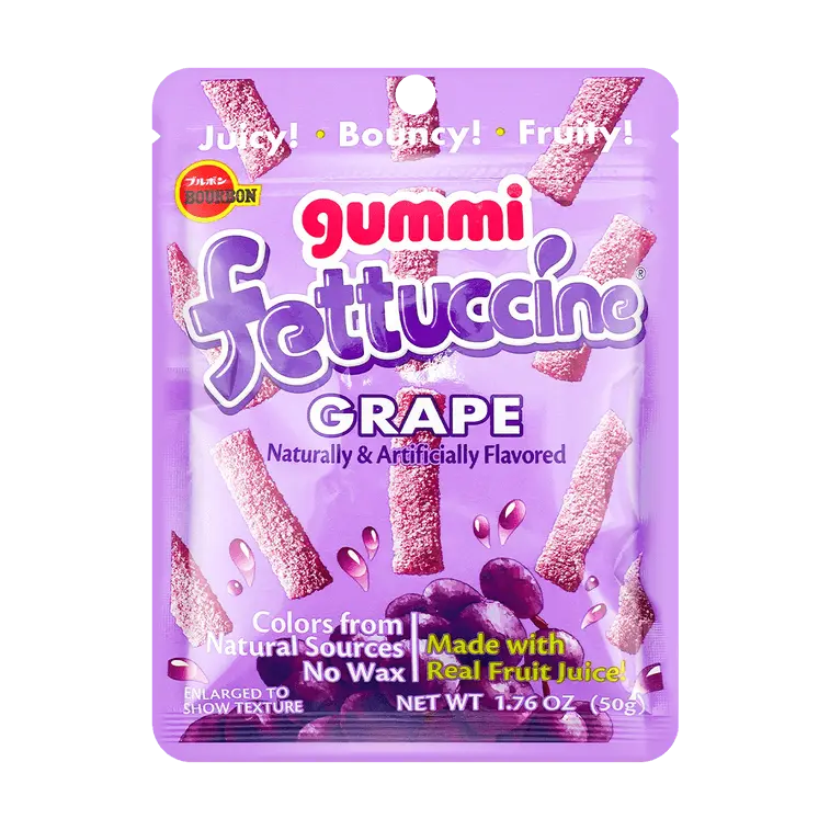 Gummi Fettucine Grape Delicious Product of Japan Gummy Chews