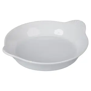 BIA Porcelain Round Au Gratin Dish - 14 oz.