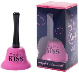 Ring for Kiss Metal Hand Bell -  Home Kitchen Bar Pub Office Desk Room Gift