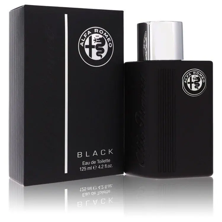 Black Eau de Toilette for Men, a Dark Bold and Long-Lasting Cologne, Intensely Warm Woody Spicy Scent of Automotive Luxury for Daily Wear - 4.2oz / 125 ml Spray, Powerful Woody Spicy