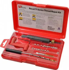 Recoil Thread Repair Kit - 7.5mm Length, Free-Running Inserts, Locking Screw Inserts, Model 35056TI