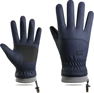 Men Water-Repellent Cold-Weather-Gloves Touchscreen Windproof-Ski-Gloves Thermal-Fleece Cycling-Gloves Winter Outdoor