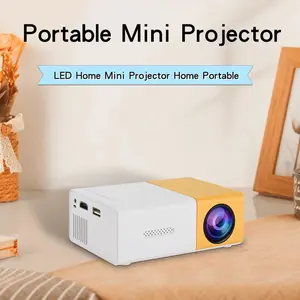 Mini Portable HD LCD Projector with Speaker, Audio, Adapter, Remote Control – Suitable for Home and Outdoor Use