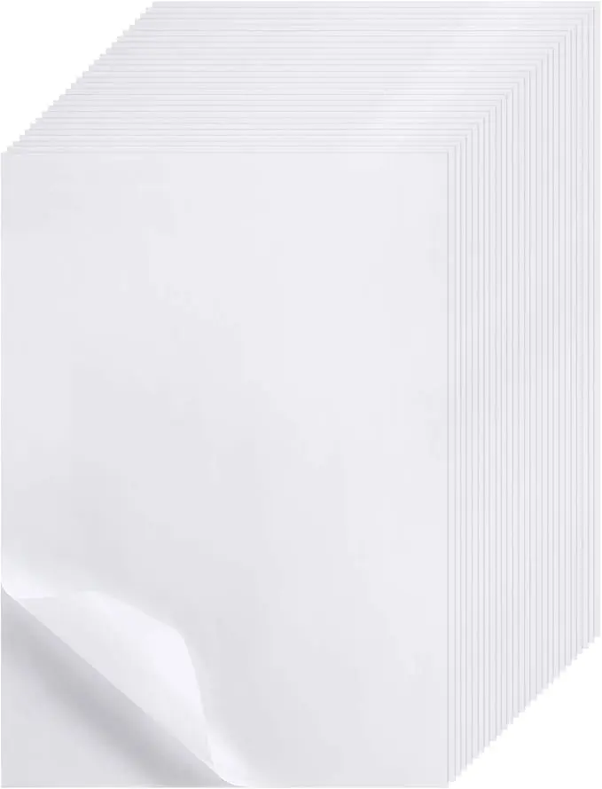 200 Sheets Tracing Paper 8.5 x 11 inches Artists Tracing Paper White Trace Paper Translucent Clear Carbon Paper for Pencil Sketching Tracing Printing Drawing Animation