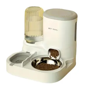Automatic Cat Feeder & Water Dispenser 2-in-1 Pet Food Bowl