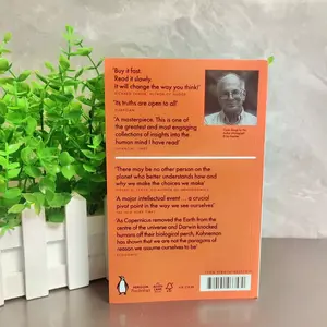 Thinking Fast & Slow Book, Essential Guide to Cognitive Insights, Must-Read for Understanding Human Decision-Making Processes