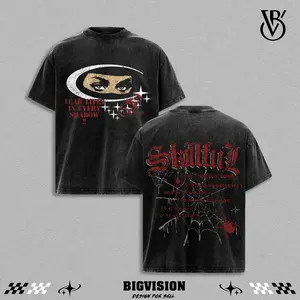 Praying Cherub Angel Viral Washed Tee | Fire Butterfly Graphic Streetwear Shirt | Trending Grunge Aesthetic Top | Heavyweight Vintage Religious Tee | Drop Shoulder Oversized Faith Shirt