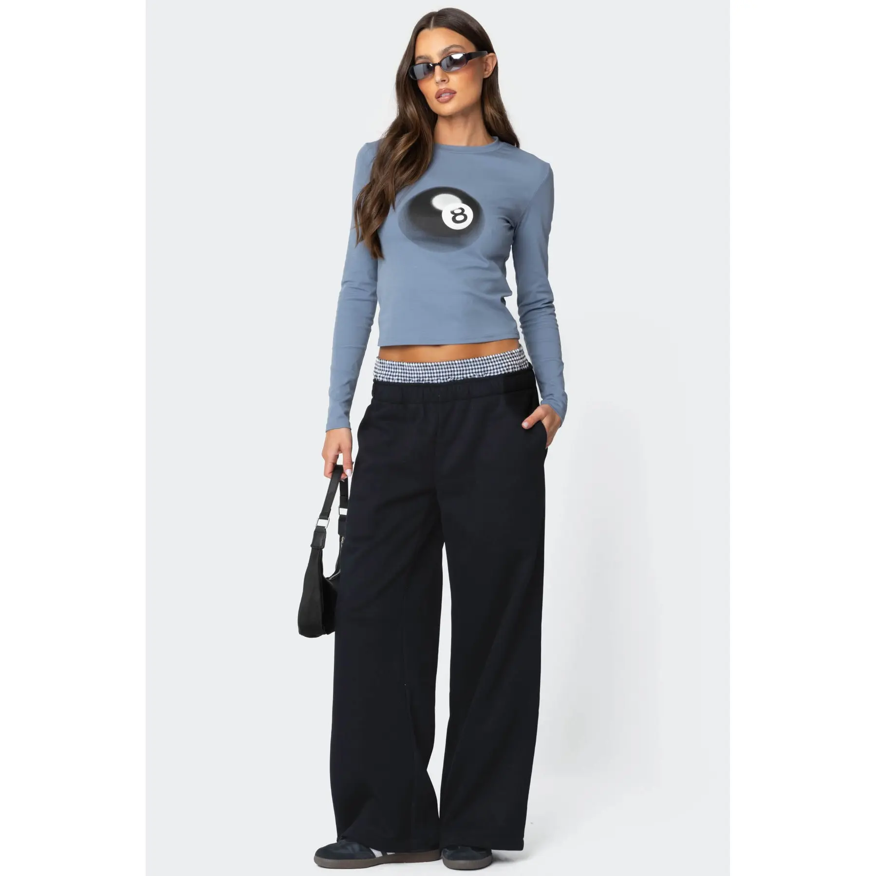Gingham Boxer Detail Sweatpants Gingham Boxer Detail Sweatpants