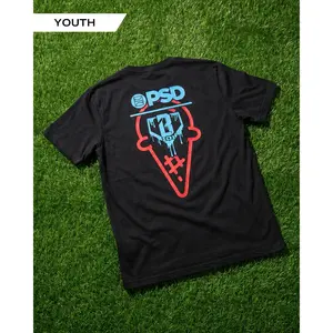 PSD Youth Boys Baseball Lifestyle 101 Black Tee