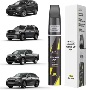 Modern Steel Metallic(NHM) for Honda Touch Up Paint, Car Scratch Remover for Nicks and Chips Repair, In Quick & Easy Fix Car Scratch Repair Kit with Exact ColorMatched