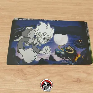 Kaido Cuphead Theme Manga Mouse Pad Anime Art Desk Mat Gaming Mat Anime Lover Gift
