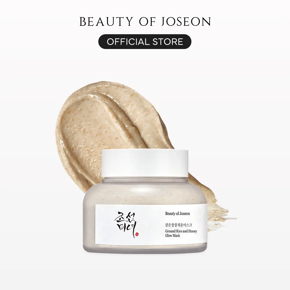 [Beauty of Joseon Official] Ground Rice and Honey Glow Mask, Pore Sebum Care for Dry Sensitive Skin Korean SkinCare, Clay 150ml, 5.07 fl.oz