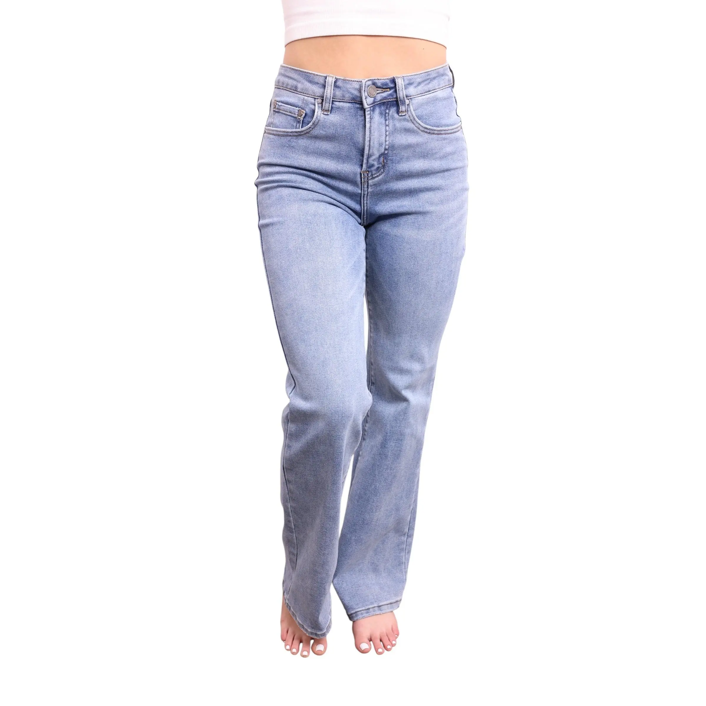 The Tilly High-Rise Tummy Control Relaxed Flare Denim - Three Inseams