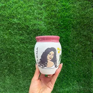 Engove Cantarito Flower Pink (355 Ml).