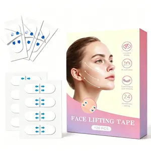 Invisible Face Lifting Tape (120 Pcs) - Instant V-Line & Lift Effect | Waterproof, Breathable & Skin-Friendly | Tighten Sagging Skin, Hide Wrinkles | Perfect for Daily, Selfies & Video Calls