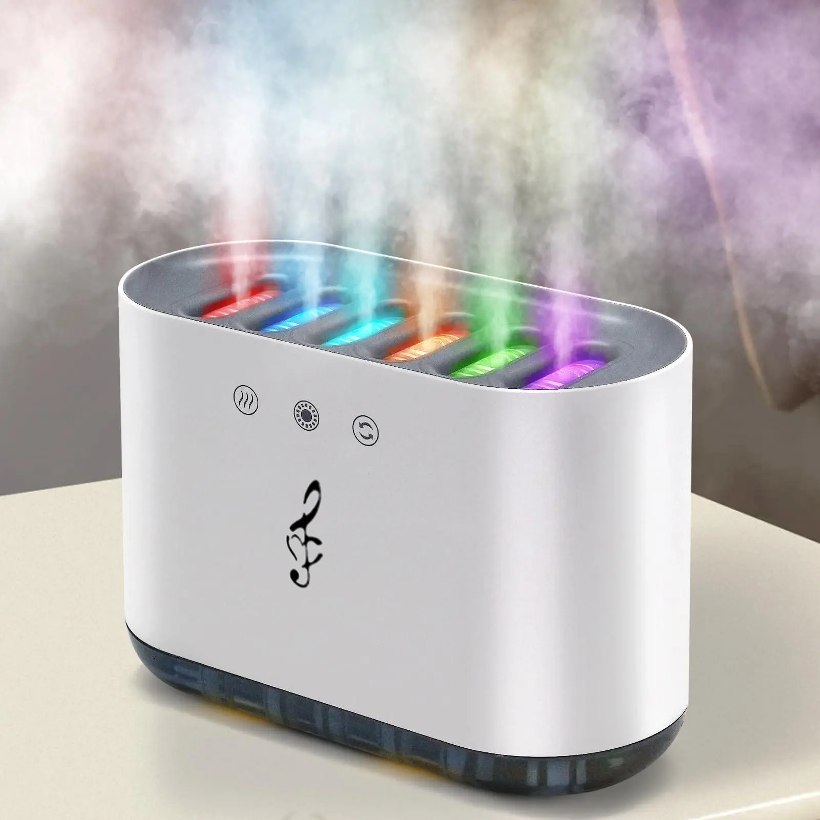 Portable Aroma Humidifier, Aromatherapy Humidifier, Colorful Quiet Essential Oil Diffuser, Aroma Diffuser Humidifiers, USB Air Purifier, Dual-Purpose Aroma Humidifier, Perfect Holiday Gift.