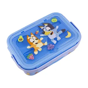 Fast Forward Spiderman, Paw Patrol, Bluey or Hello Kitty Bento Lunch Box Food Container with Utensils