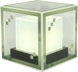 Pixel Style Beacon Night Light Four Color Changing RGB Lamp Beads Eco Friendly Material Type C Charging Enhances Gaming Atmosphere