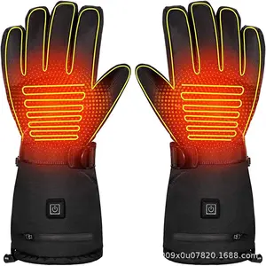 Winter skiing cold-proof touch screen windproof waterproof warm, electric heating riding motorcycle gloves