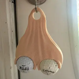 Ball Sack Golf Ball Holder With balls
