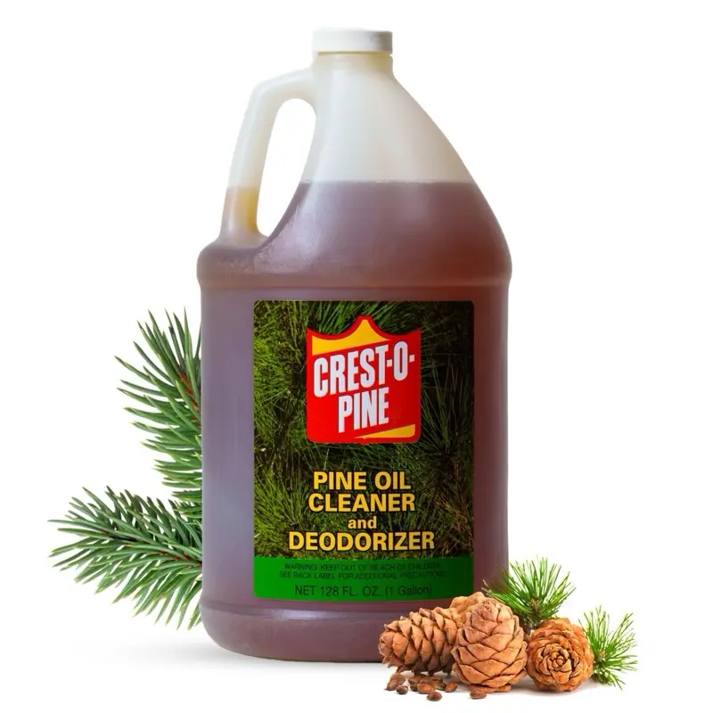 Crest-O-Pine Oil, Multi-Purpose Cleaner/Degreaser/Deodorant, USA-Made, Eco-Friendly, Pet-Friendly 128 FL oz Cleaning Household