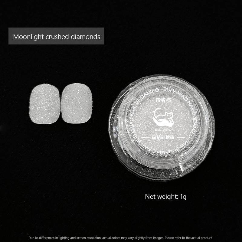 Diamond Shimmer Nail Glitter Powder, Sparkly Nail Art Decoration, DIY Manicure Supplies for Salon & Home Use