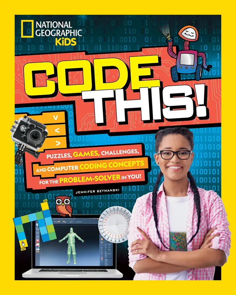 USED Book - Code This!: Puzzles, Games, Challenges, and Computer Coding Concepts for the Problem Solver in You by Szymanski, Jennifer (Paperback) - english