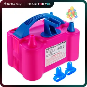 PULIDIKI Electric Air Balloon Pump Stocking Stuffers for Adults Teens  Men Women 110V 600W Portable Dual Nozzle Inflator for Party Decorations Gifts and Balloons Birthday Wedding Design Kit Smooth Christmas Gifts