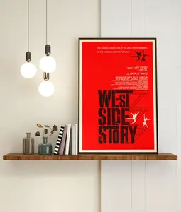 VINTAGE MOVIE POSTER | West Side Story | Hollywood Classic | Printable Poster