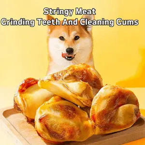 1/2 Pack(3/6 Count)-11.64oz/23.28oz(330g/660g)-Dog Bones Cow Knee Cap Bone for Small and Medium Breed Dogs Natural Long Lasting Meaty Beef Knee Cap Bone Treats Best for Dogs Upto 50 Pounds